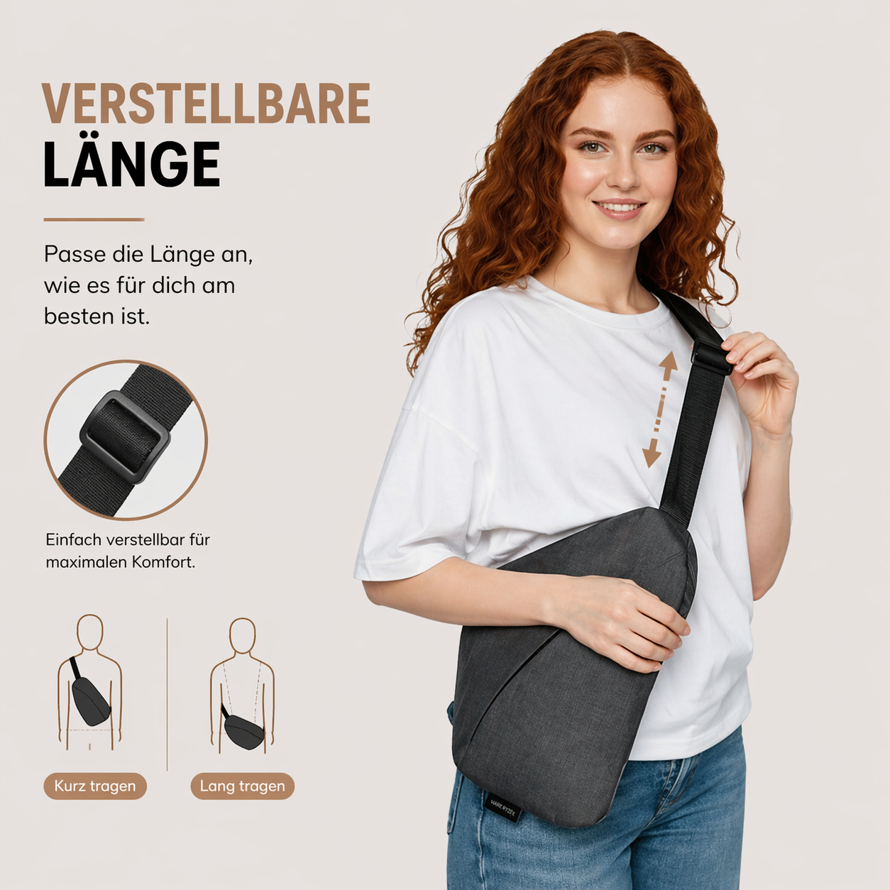 Viscoshy Reisetasche kompakt — Als Handgepäck geeignet